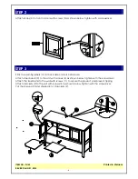 Preview for 4 page of Whitewood Furniture TV-63 Assembly Instructions