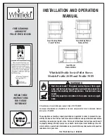 Whitfield Profile 20 FS-2 Installation And Operation Manual preview