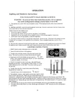 Preview for 16 page of Whitfield VISION 30 Owner'S Manual