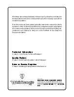 Предварительный просмотр 9 страницы Whitlenge CALYPSO 9 Mk 2 Installation & Operation Instructions