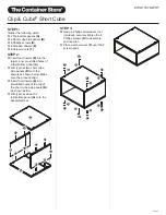 Preview for 2 page of Whitmor The Container Store Clip & Cube 6739-11676-WHT Assembly Instructions Manual