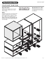 Preview for 6 page of Whitmor The Container Store Clip & Cube 6739-11676-WHT Assembly Instructions Manual