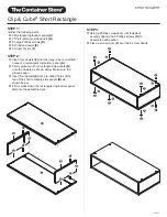 Preview for 11 page of Whitmor The Container Store Clip & Cube 6739-11676-WHT Assembly Instructions Manual