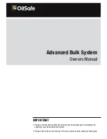 Whitmore OilSafe Advanced Bulk System Owner'S Manual предпросмотр