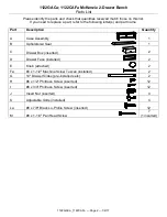 Preview for 2 page of Whittier Wood Furniture 1122GACa Assembly Instructions