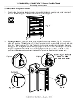 Предварительный просмотр 3 страницы Whittier Wood Furniture 1136AFGSPb Assembly Instructions