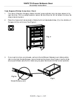 Предварительный просмотр 3 страницы Whittier Wood Furniture 1180FSTf Assembly Instructions Manual