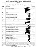 Preview for 2 page of Whittier Wood Furniture 1183CAFf Assembly Instructions Manual