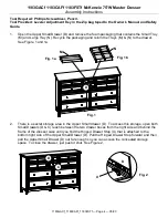 Preview for 4 page of Whittier Wood Furniture 1183CAFf Assembly Instructions Manual