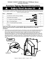 Preview for 8 page of Whittier Wood Furniture 1183CAFf Assembly Instructions Manual