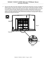 Preview for 9 page of Whittier Wood Furniture 1183CAFf Assembly Instructions Manual