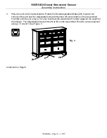 Предварительный просмотр 5 страницы Whittier Wood Furniture 1186RGB Assembly Instructions Manual