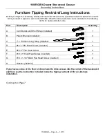 Предварительный просмотр 6 страницы Whittier Wood Furniture 1186RGB Assembly Instructions Manual