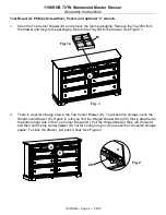 Предварительный просмотр 4 страницы Whittier Wood Furniture 1190RGB Assembly Instructions Manual