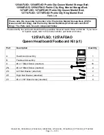 Предварительный просмотр 2 страницы Whittier Wood Furniture 1254AFDAO Assembly Instructions Manual