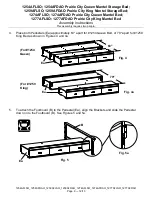 Предварительный просмотр 9 страницы Whittier Wood Furniture 1254AFDAO Assembly Instructions Manual