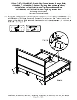 Предварительный просмотр 13 страницы Whittier Wood Furniture 1254AFDAO Assembly Instructions Manual