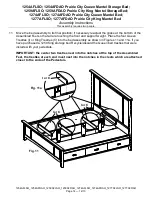 Предварительный просмотр 14 страницы Whittier Wood Furniture 1254AFDAO Assembly Instructions Manual