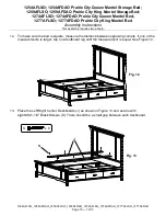 Предварительный просмотр 15 страницы Whittier Wood Furniture 1254AFDAO Assembly Instructions Manual