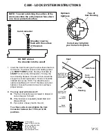 Предварительный просмотр 22 страницы Whittier Wood Furniture 1254AFDAO Assembly Instructions Manual