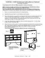 Preview for 4 page of Whittier Wood Furniture 1382AFGACe Manual