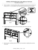 Предварительный просмотр 7 страницы Whittier Wood Furniture 1382GACg Assembly Instructions Manual