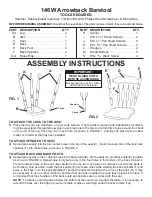 Предварительный просмотр 2 страницы Whittier Wood Furniture 146W Instruction Sheet