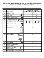 Предварительный просмотр 2 страницы Whittier Wood Furniture 1525AUFa Assembly Instructions Manual