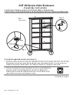 Предварительный просмотр 3 страницы Whittier Wood Furniture 1553AUFb Assembly Instructions Manual