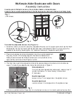 Preview for 3 page of Whittier Wood Furniture 1557b Assembly Instructions