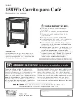 Предварительный просмотр 8 страницы Whittier Wood Furniture 158Wb Assembly Instructions Manual