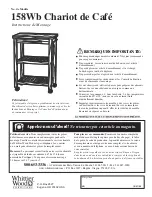 Предварительный просмотр 11 страницы Whittier Wood Furniture 158Wb Assembly Instructions Manual