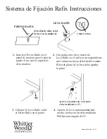 Предварительный просмотр 19 страницы Whittier Wood Furniture 158Wb Assembly Instructions Manual