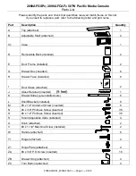 Предварительный просмотр 2 страницы Whittier Wood Furniture 2090AFGSPc Assembly Instructions Manual