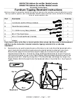 Предварительный просмотр 7 страницы Whittier Wood Furniture 2093DUET Assembly Instructions Manual