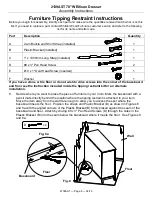 Preview for 8 page of Whittier Wood Furniture 2139AST Assembly Instructions Manual