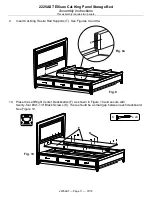 Предварительный просмотр 11 страницы Whittier Wood Furniture 2225AST Assembly Instructions Manual