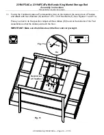 Preview for 12 page of Whittier Wood Furniture 2319AFCAFa Assembly Instructions Manual