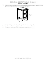 Предварительный просмотр 4 страницы Whittier Wood Furniture 2402AFGACc Assembly Instructions