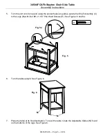 Preview for 5 page of Whittier Wood Furniture 3450AFCAFb Assembly Instructions