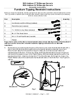 Предварительный просмотр 7 страницы Whittier Wood Furniture 3525DUET Quick Start Manual