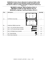 Preview for 3 page of Whittier Wood Furniture 3800DUETa Assembly Instructions Manual