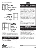 Предварительный просмотр 7 страницы Whittier Wood Furniture 441W Assembly Instructions Manual