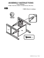 Предварительный просмотр 3 страницы Whittier Wood Furniture 5190Wb Assembly Instructions Manual