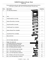 Предварительный просмотр 2 страницы Whittier Wood Furniture Addison 1142DUETb Assembly Instructions Manual