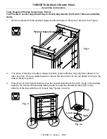 Предварительный просмотр 4 страницы Whittier Wood Furniture Addison 1142DUETb Assembly Instructions Manual