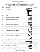 Предварительный просмотр 2 страницы Whittier Wood Furniture Addison 1143DUETe Assembly Instructions Manual