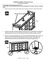 Предварительный просмотр 4 страницы Whittier Wood Furniture Addison 1238DUETe Assembly Instructions Manual