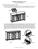 Preview for 4 page of Whittier Wood Furniture Addison 1239DUET Assembly Instructions Manual