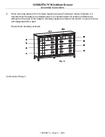 Предварительный просмотр 6 страницы Whittier Wood Furniture Addison 1239DUETd Assembly Instructions Manual